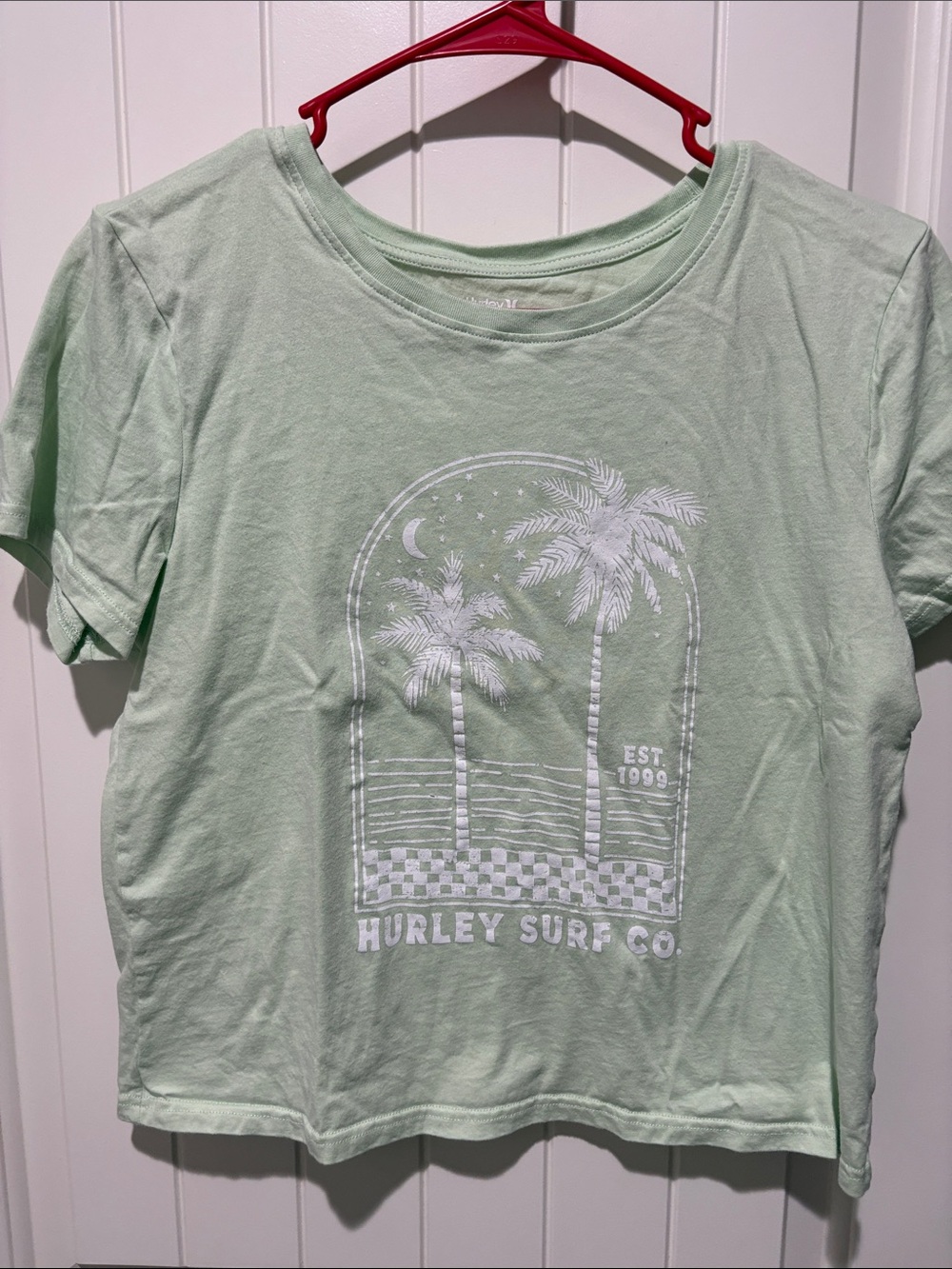 Hurley Light Mint Graphic Short Sleeve Tee